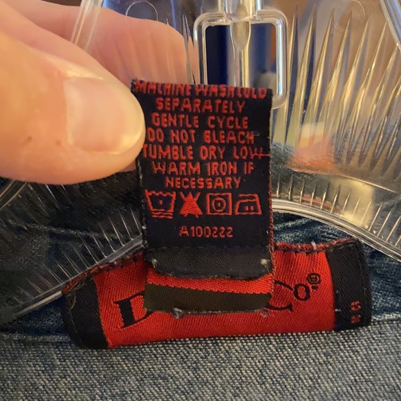 Denim & Co. patterned jean jacket 1X - Picture 4 of 10